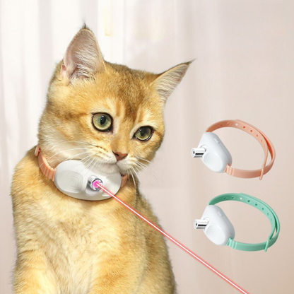 Smart Cat Collar Laser Toy – Interactive Cat Playtime Collar