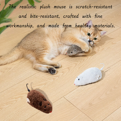 Interactive Wind-Up Mouse Toy for Cats - Fun and Engaging Playtime